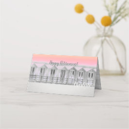 Plakatkarten für Party aus der Strandhütte Platzkarte