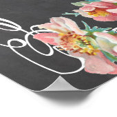Plakatkarton, Hochzeitplakat Poster (Ecke)