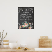 Plakatkarton, Hochzeitplakat Poster (Küche)