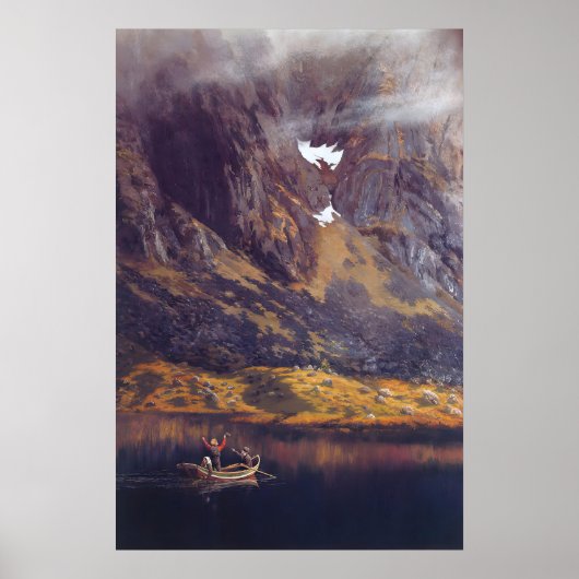 Plakatmalerei von Theodor Kittelsen Echo Poster (Vorne)