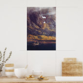 Plakatmalerei von Theodor Kittelsen Echo Poster (Küche)