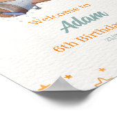 Plakatpapier für das blaue und grüne Wasser Poster (Ecke)