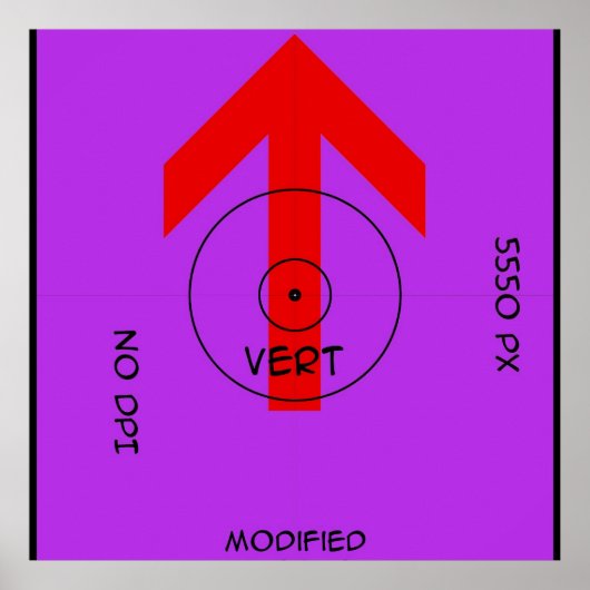 Plakatport - Quadrat Poster (Vorne)