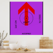Plakatport - Quadrat Poster (Küche)