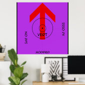 Plakatport - Quadrat Poster (Heimbüro)