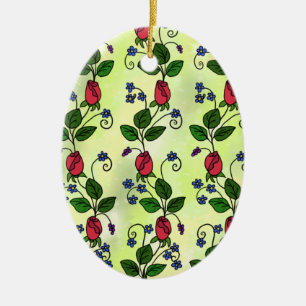 Plakatranke Keramik Ornament
