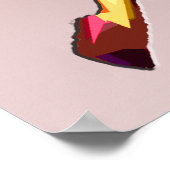 Plakatschneeaugen Poster (Ecke)