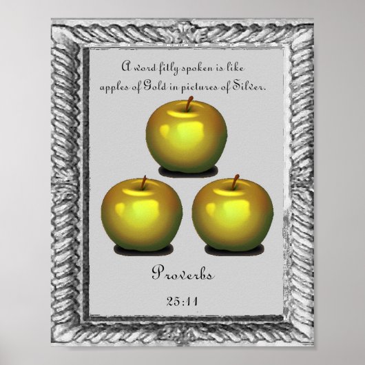 Plakatsprichwörtern Poster (Vorne)