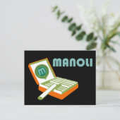 Plakatstil-Retrozigaretten und Postkarte (Stehend Vorderseite)