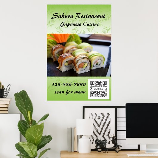 Plakatvorlage Sushi Poster (Heimbüro)