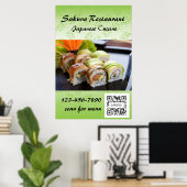 Plakatvorlage Sushi Poster (Heimbüro)