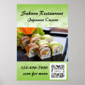 Plakatvorlage Sushi Poster (Vorne)