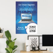 Plakatvorlagen Online-Grade Poster (Heimbüro)
