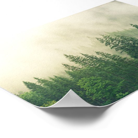 Plakatwald, großer Wald Poster (Ecke)