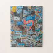 Plakatwand Wall Front Jigsaw Puzzle (Vertikal)