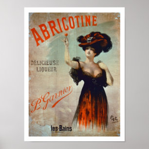 Plakatwerbung "Abricotine", gemacht von P. Garnie Poster