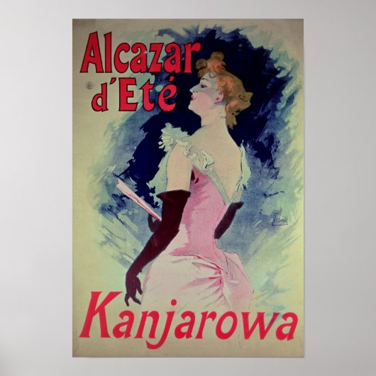 Plakatwerbung "Alcazar d'Ete" Poster (Vorne)