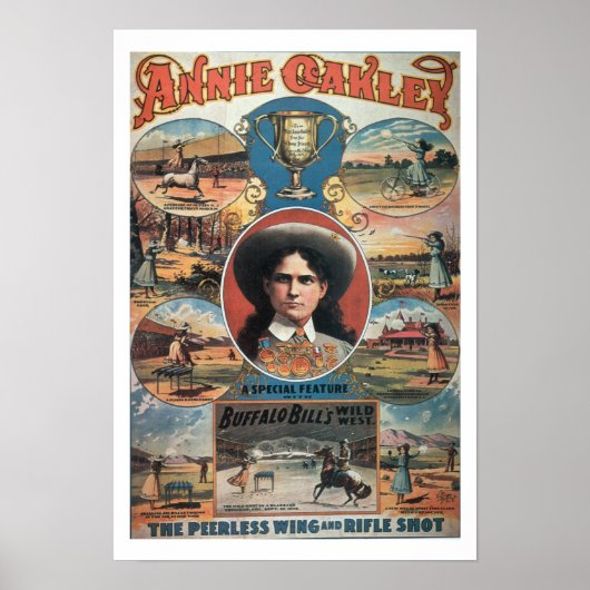 Plakatwerbung Annie Oakley in Buffa Poster (Vorne)