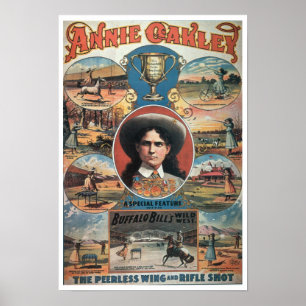 Plakatwerbung Annie Oakley in Buffa Poster