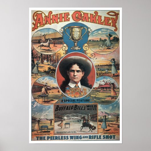 Plakatwerbung Annie Oakley in Buffa Poster (Vorne)