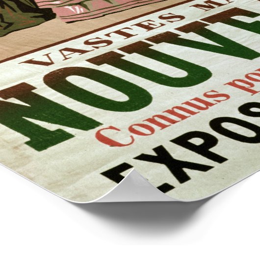 Plakatwerbung "Au Paradis des Dames" Poster (Ecke)