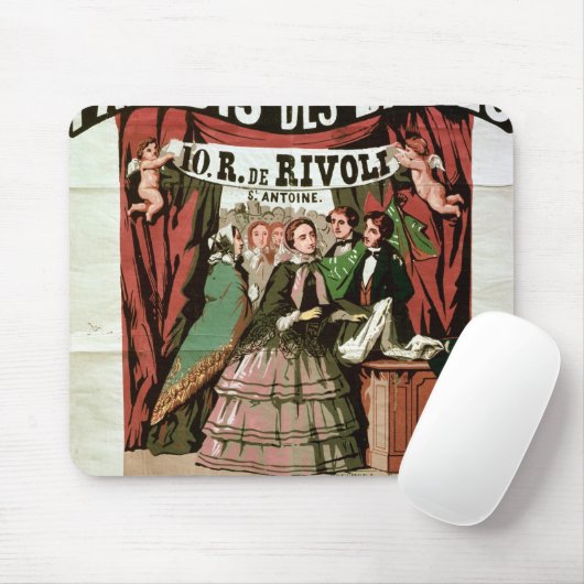 Plakatwerbung 'Au Paradis DES Freifrauen Mousepad (Mit Mouse)