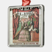 Plakatwerbung 'Au Paradis DES Freifrauen Ornament Aus Metall (Links)