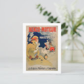Plakatwerbung "Benzo-Moteur" Motoröl Especi Postkarte (Stehend Vorderseite)