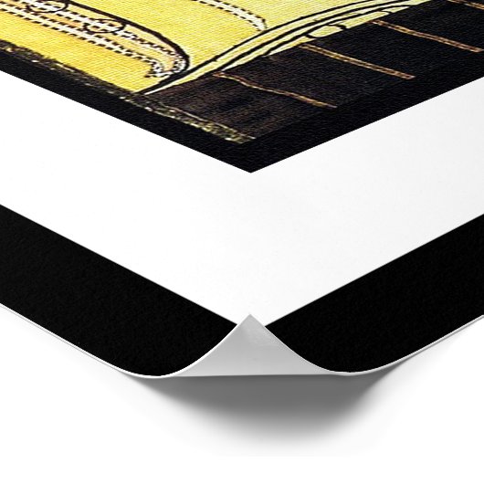 Plakatwerbung: bestickte Panels Poster (Ecke)