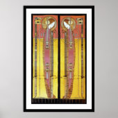 Plakatwerbung: bestickte Panels Poster (Vorne)