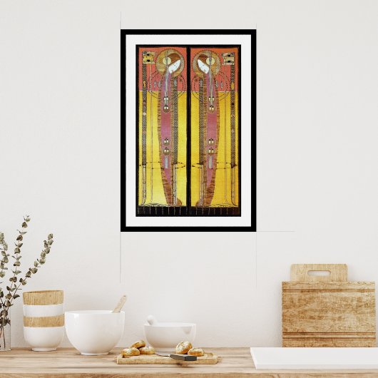 Plakatwerbung: bestickte Panels Poster (Küche)