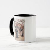 Plakatwerbung "Blasen" Zeitschrift Tasse (Vorderseite Links)