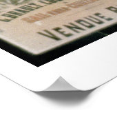 Plakatwerbung 'Brault Natural Mineral Water f Poster (Ecke)