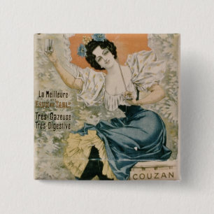Plakatwerbung 'Brault natürliches Mineralwasser f Button