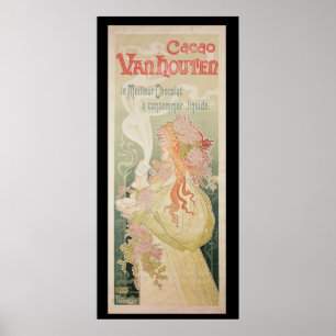 Plakatwerbung Cacao Van Houten Belgien Poster