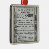 Plakatwerbung Crufts Hundeshow Ornament Aus Metall (Rechts)