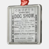 Plakatwerbung Crufts Hundeshow Ornament Aus Metall (Links)