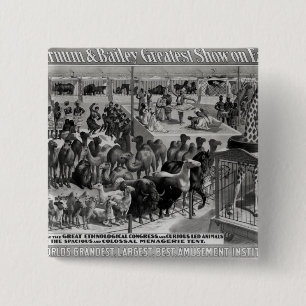 Plakatwerbung, 'das Barnum und der Bailey Button