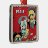 Plakatwerbung das 'Cirque d'Hiver De das Paris Silbernes Ornament (Rechts)