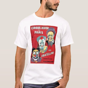 Plakatwerbung das 'Cirque d'Hiver De das Paris T-Shirt