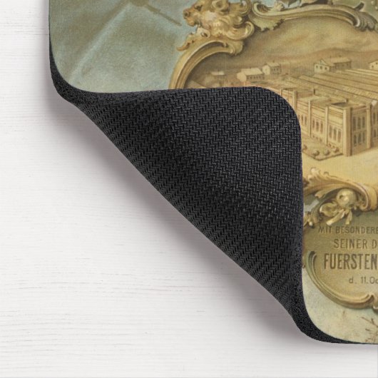 Plakatwerbung das Fahrrad Werke Bismarck Mousepad (Ecke)