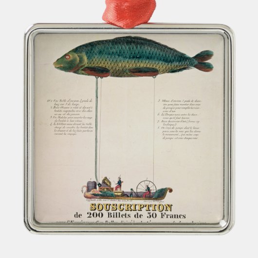 Plakatwerbung die Subskription Silbernes Ornament (Vorne)