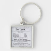 Plakatwerbung eine Leistung von 'Don Juan Schlüsselanhänger (Vorne)