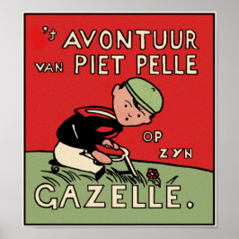 Plakatwerbung: Fahrradabenteuer von Piet Pelle Poster