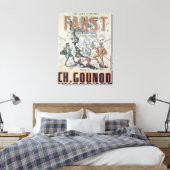 Plakatwerbung "Faust" Leinwanddruck (Insitu (Schlafzimmer))