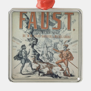 Plakatwerbung 'Faust Ornament Aus Metall