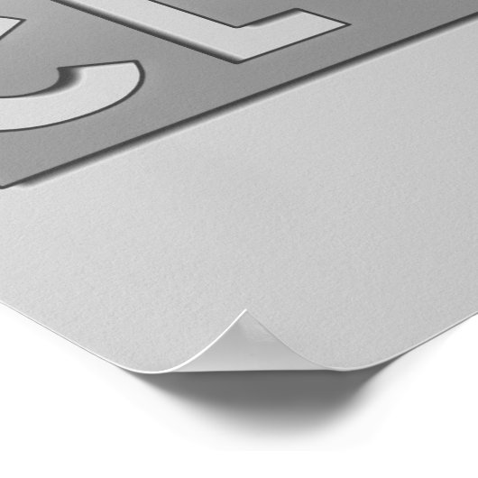 Plakatwerbung für Clouds Poster (Ecke)