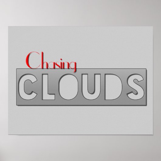 Plakatwerbung für Clouds Poster (Vorne)