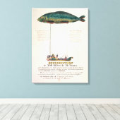 Plakatwerbung für das Abonnement Leinwanddruck (Insitu (Holzboden))