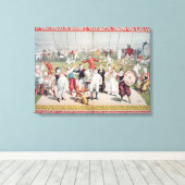 Plakatwerbung für den Barnum Leinwanddruck (Insitu (Holzboden))